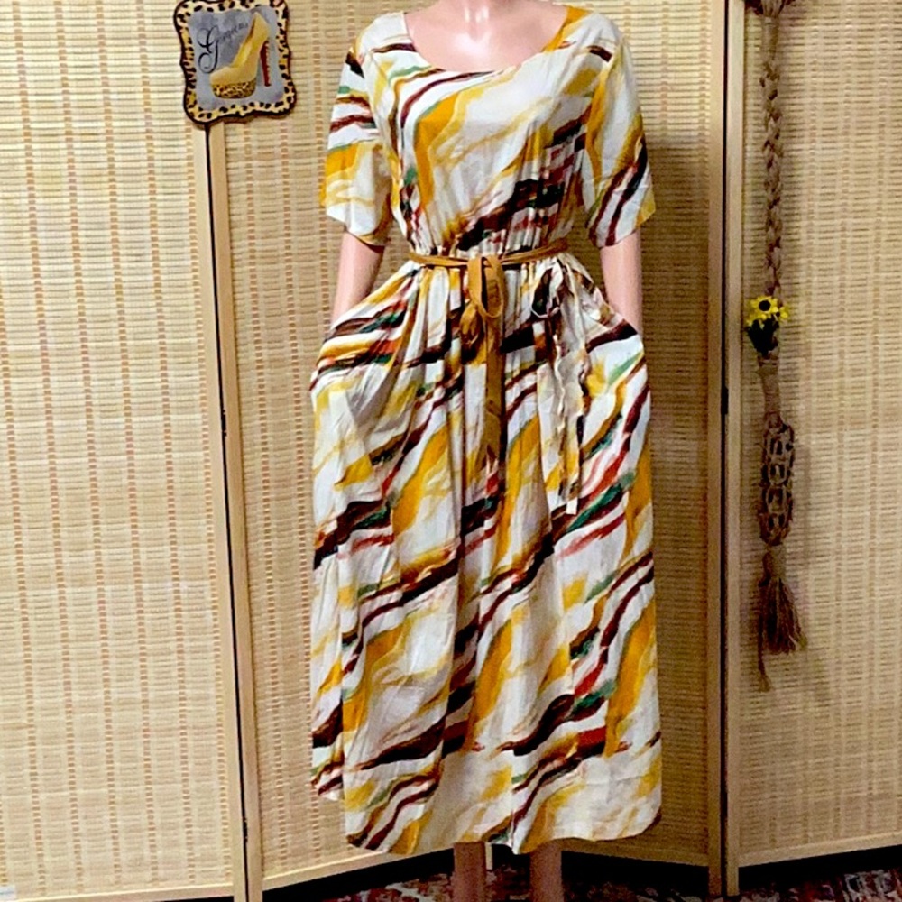 YESNO 2XL MIDI DRESS